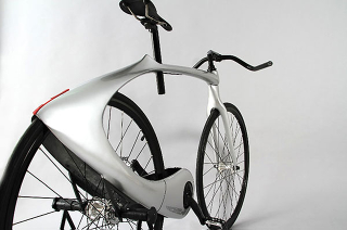 Illustration for article titled Alguien debería hacer realidad esta bicicleta fixie retrofuturista